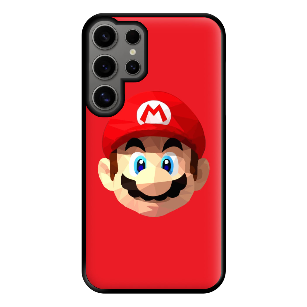 Mario Face - Mario Phone Case for Galaxy S24 Ultra