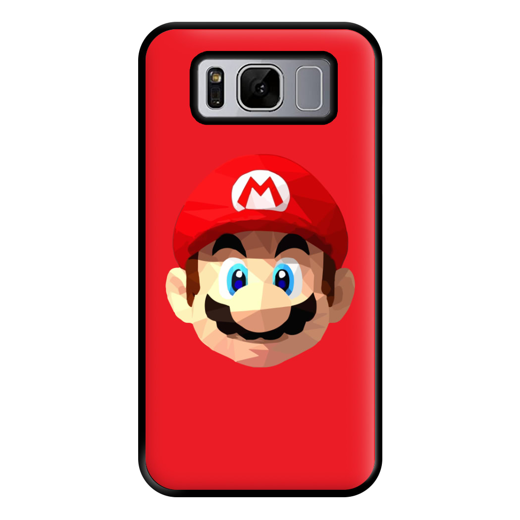 Mario Face - Mario Phone Case for Galaxy S8 Plus