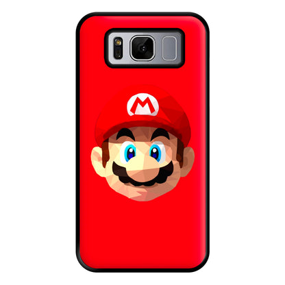 Mario Face - Mario Phone Case for Galaxy S8 Plus