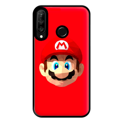 Mario Face - Mario Phone Case for Huawei P30 Lite