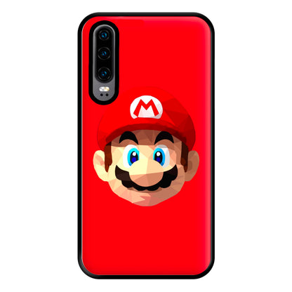 Mario Face - Mario Phone Case for Huawei P30