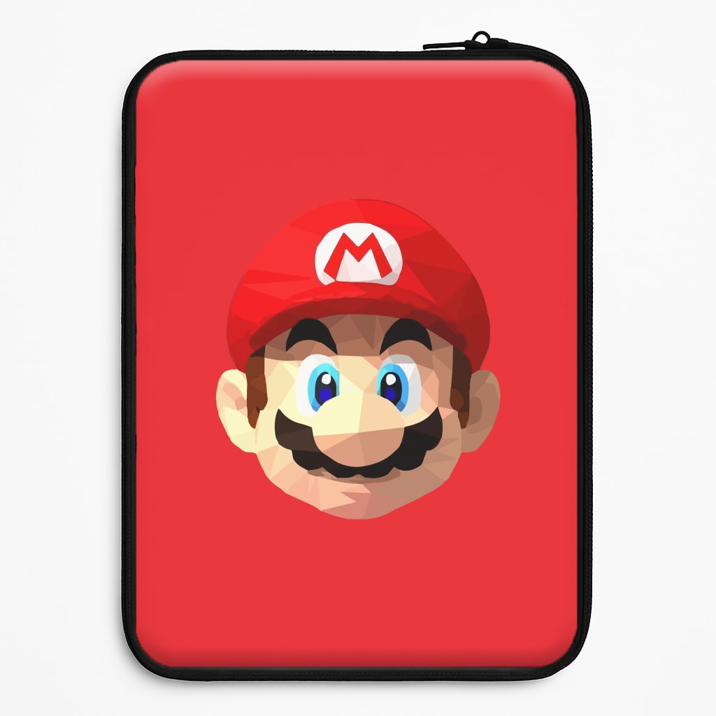 Mario Face - Mario Laptop Sleeve
