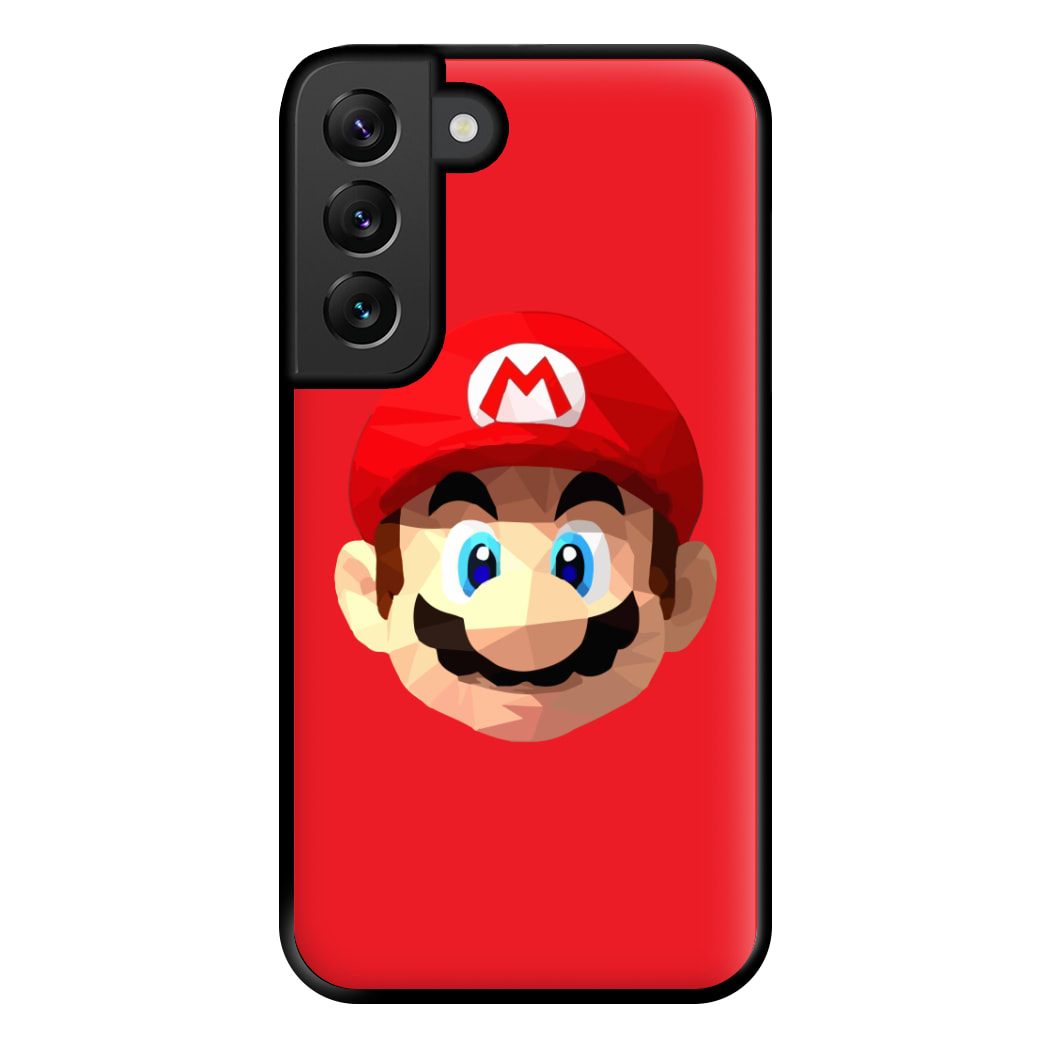 Mario Face - Mario Phone Case for Galaxy S22 Plus