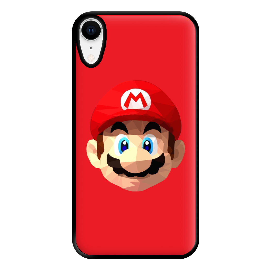 Mario Face - Mario Phone Case for iPhone XR