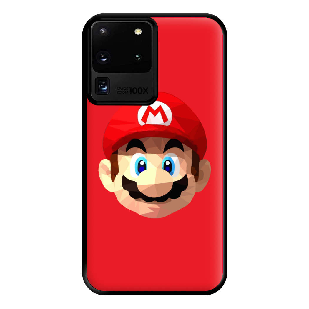 Mario Face - Mario Phone Case for Galaxy S20 Ultra