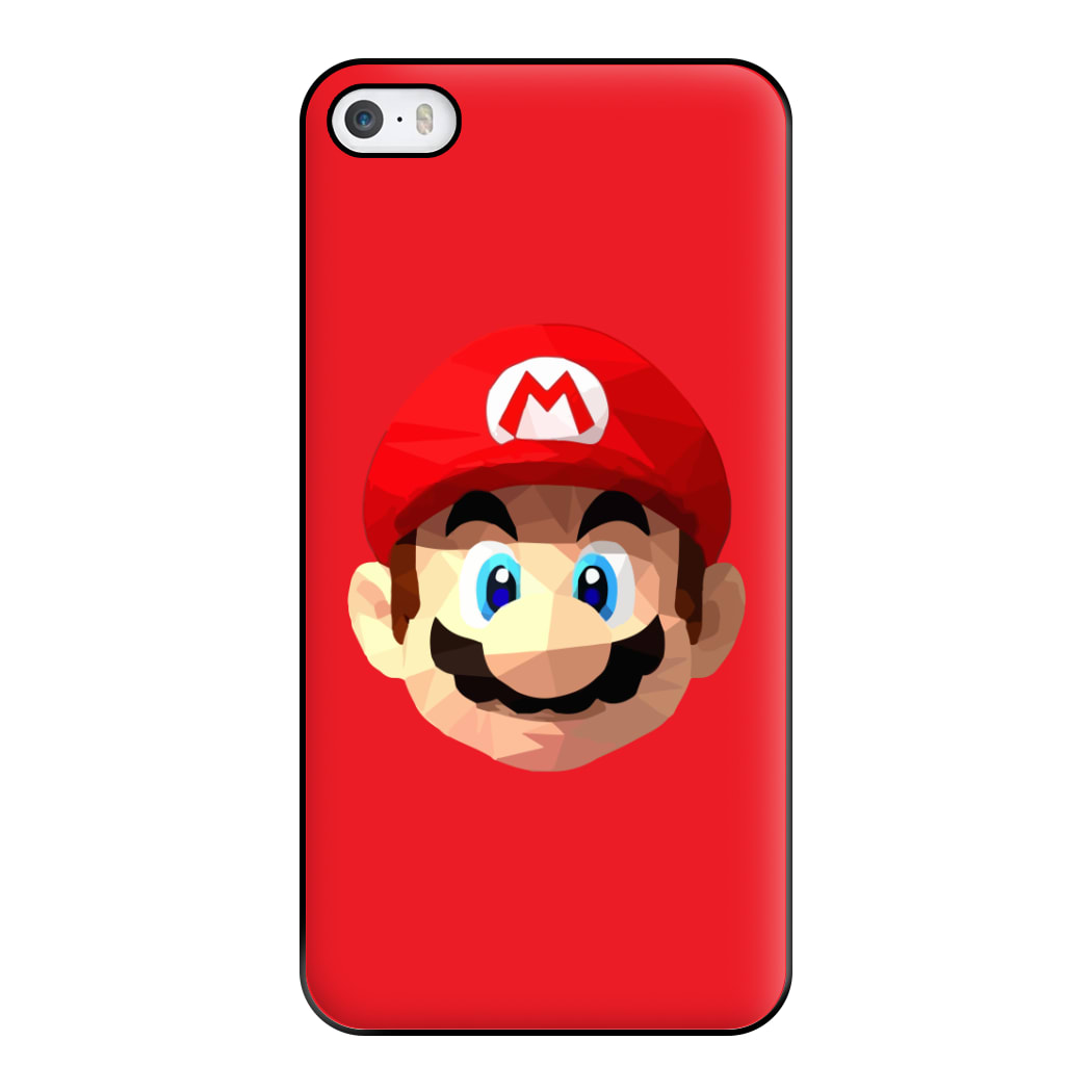 Mario Face - Mario Phone Case for iPhone 5 / 5s / SE 2016