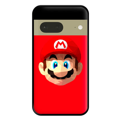 Mario Face - Mario Phone Case for Google Pixel 7a