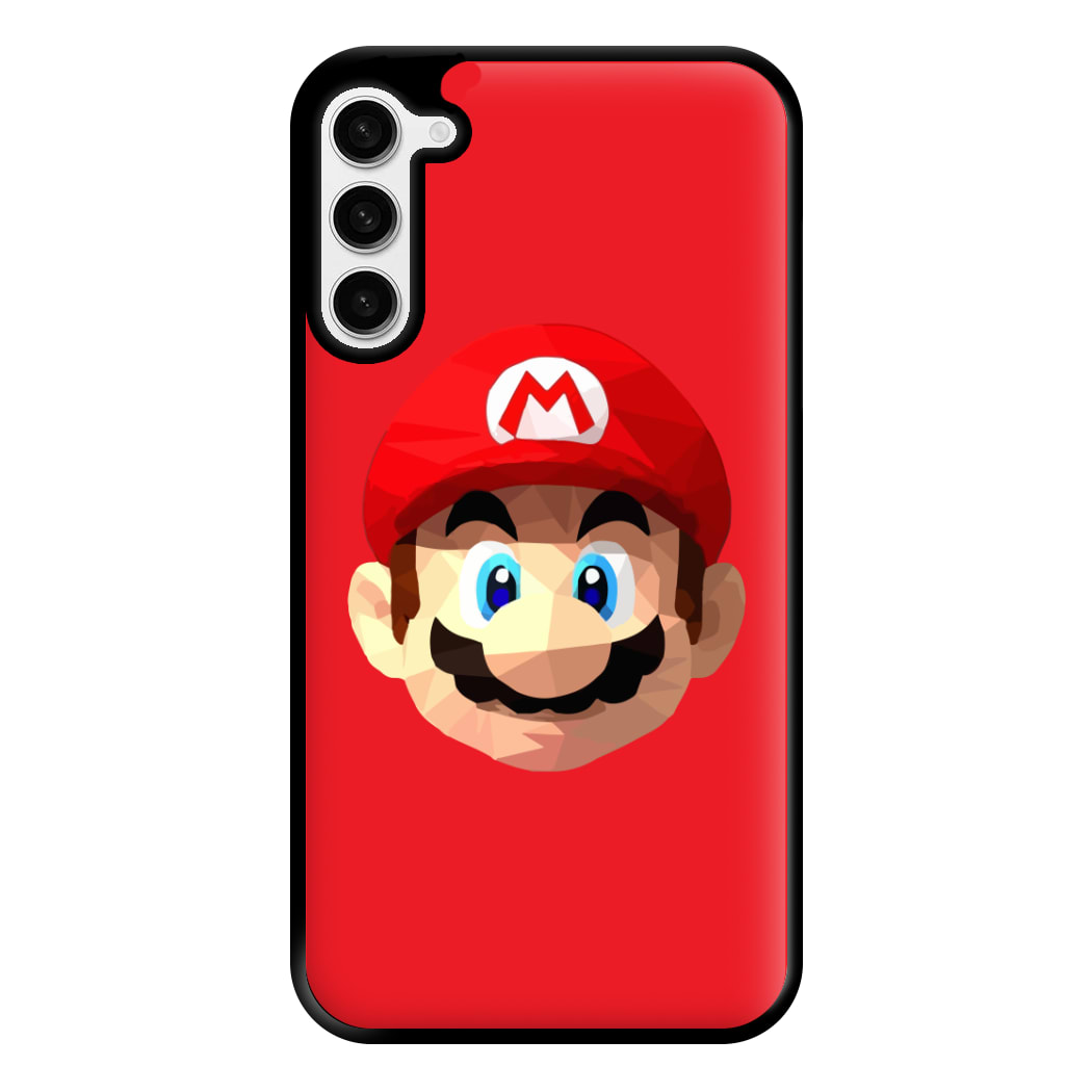 Mario Face - Mario Phone Case for Galaxy S23 Plus