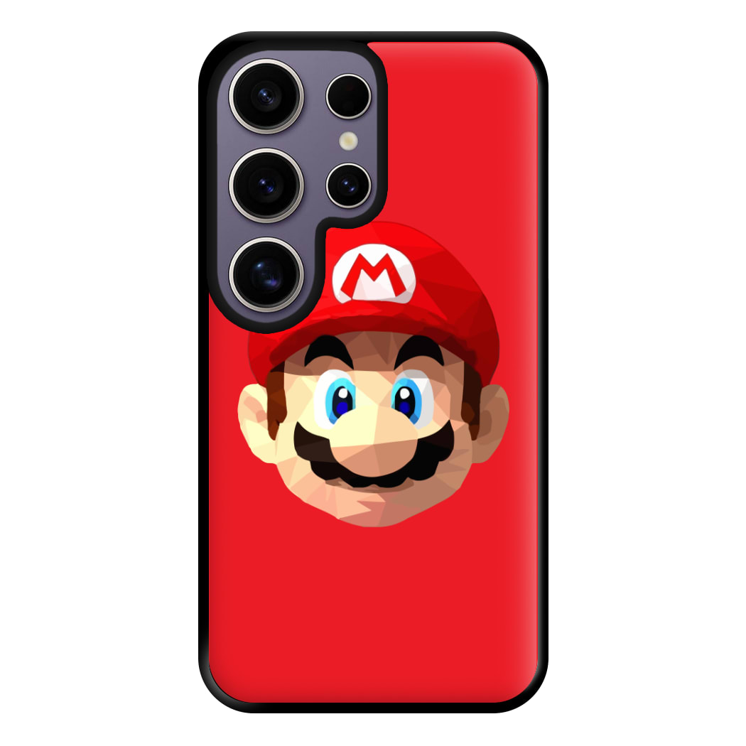 Mario Face - Mario Phone Case for Galaxy S25 Ultra