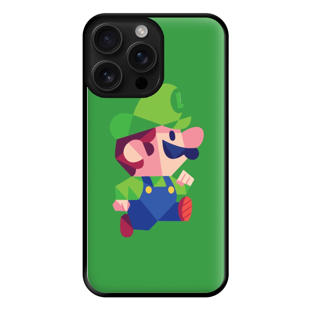 Running Luigi - Mario Phone Case