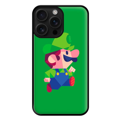 Running Luigi - Mario Phone Case for iPhone 16 Pro Max