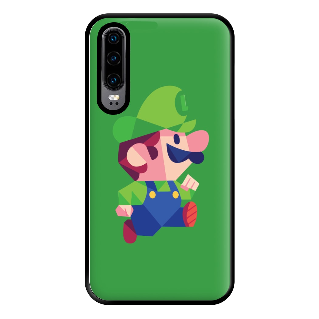 Running Luigi - Mario Phone Case for Huawei P30