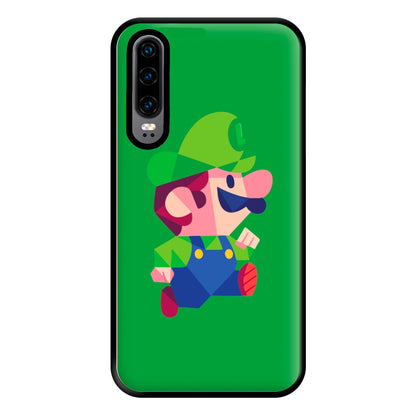 Running Luigi - Mario Phone Case for Huawei P30