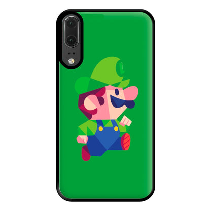 Running Luigi - Mario Phone Case for Huawei P20