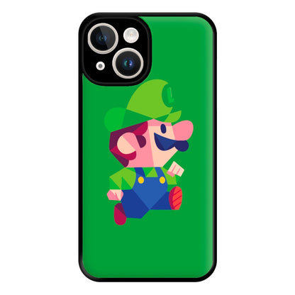 Running Luigi - Mario Phone Case for iPhone 14