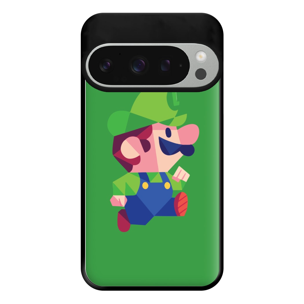 Running Luigi - Mario Phone Case for Google Pixel 9 Pro XL