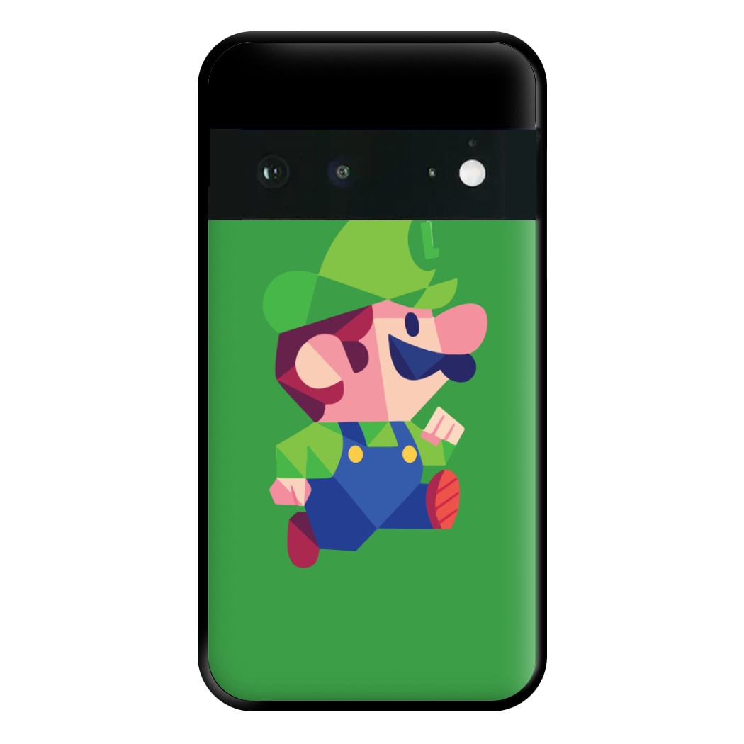 Running Luigi - Mario Phone Case for Google Pixel 6a