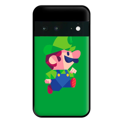 Running Luigi - Mario Phone Case for Google Pixel 6a