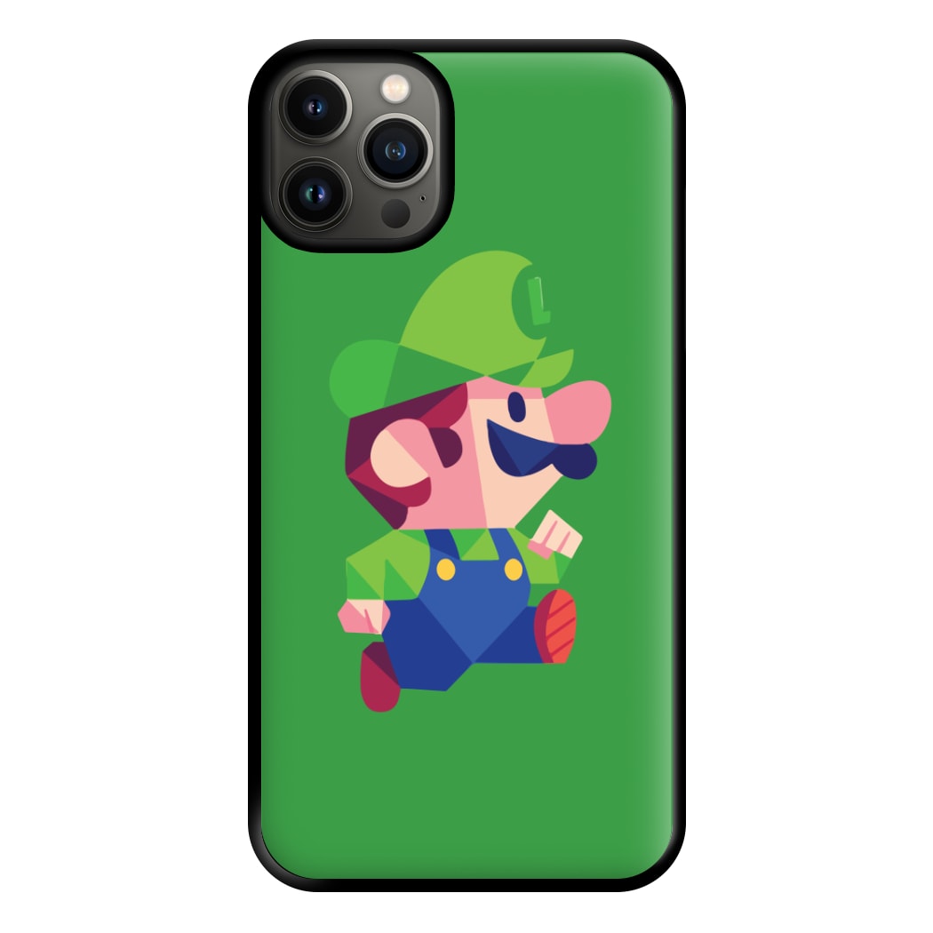 Running Luigi - Mario Phone Case for iPhone 13