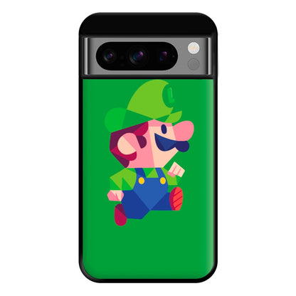 Running Luigi - Mario Phone Case for Google Pixel 8 Pro