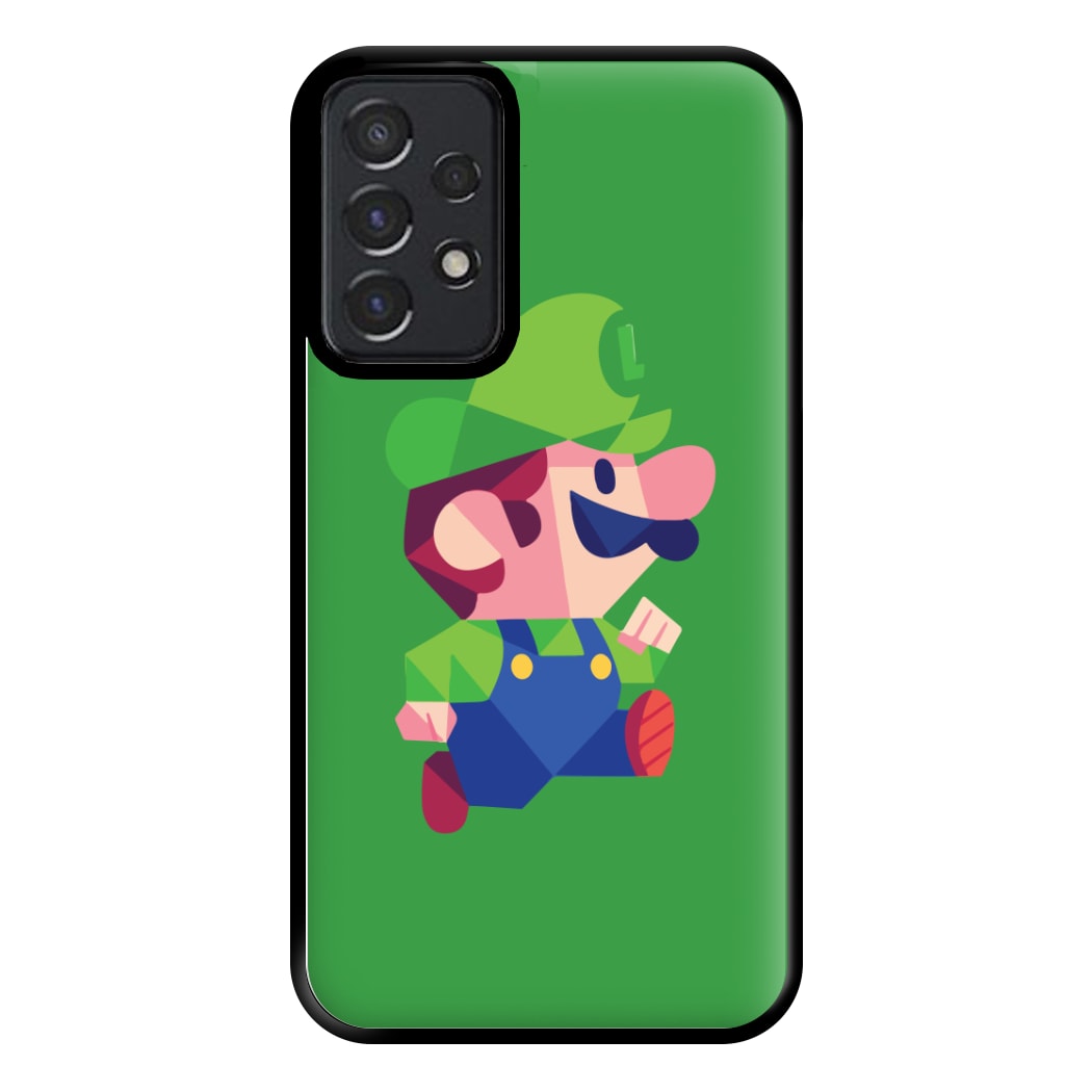 Running Luigi - Mario Phone Case for Galaxy A52 / A52s