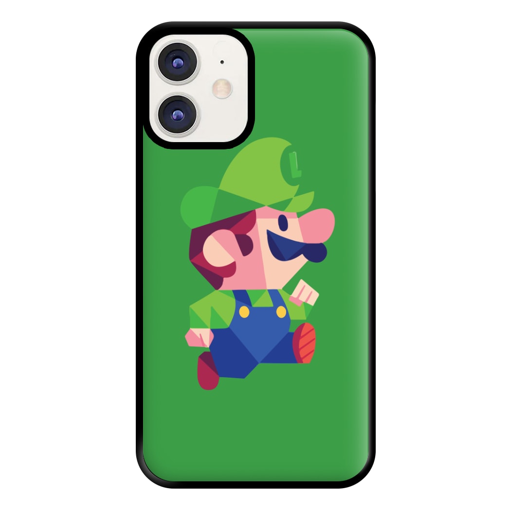 Running Luigi - Mario Phone Case for iPhone 12 / 12 Pro