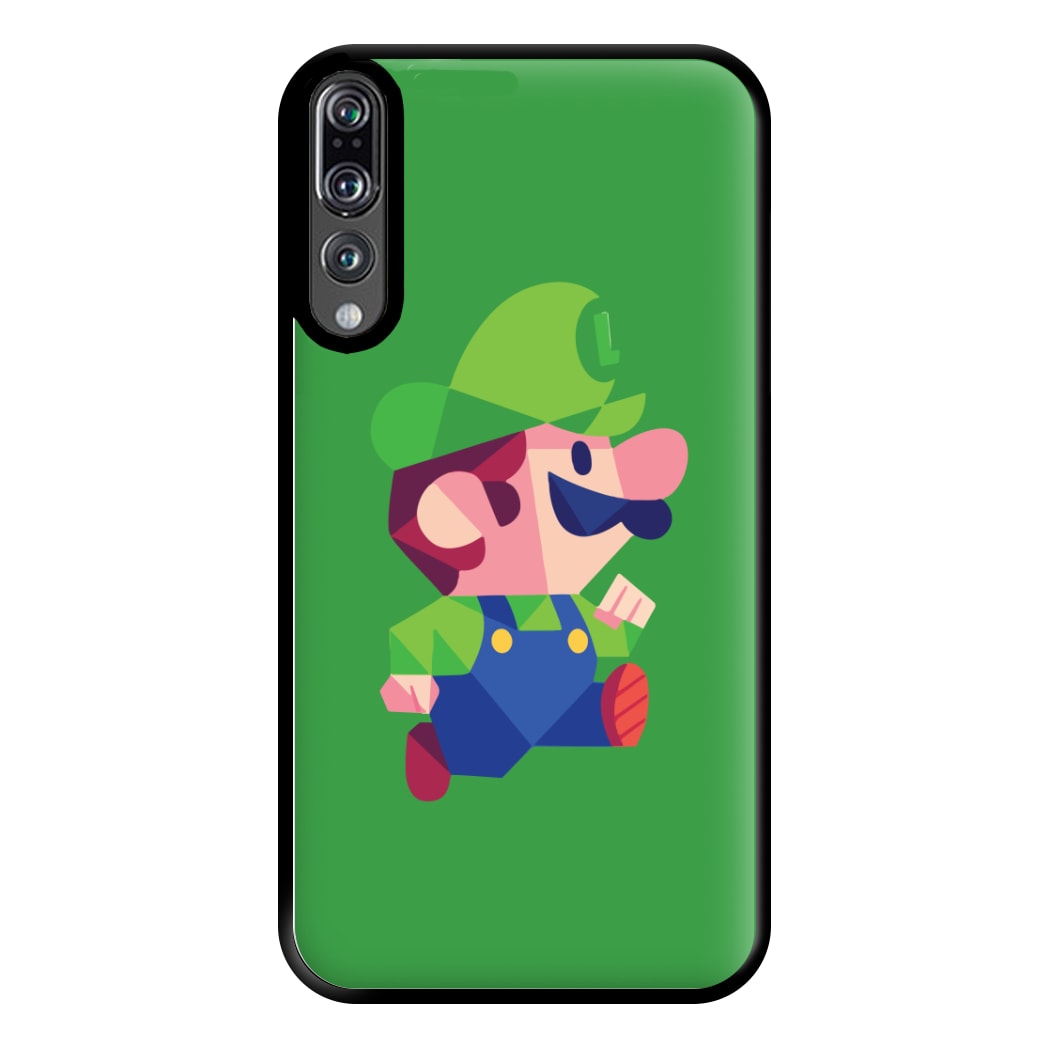 Running Luigi - Mario Phone Case for Huawei P20 Pro