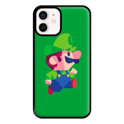 Running Luigi - Mario Phone Case for iPhone 13 Mini