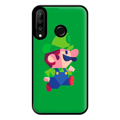 Running Luigi - Mario Phone Case for Huawei P30 Lite