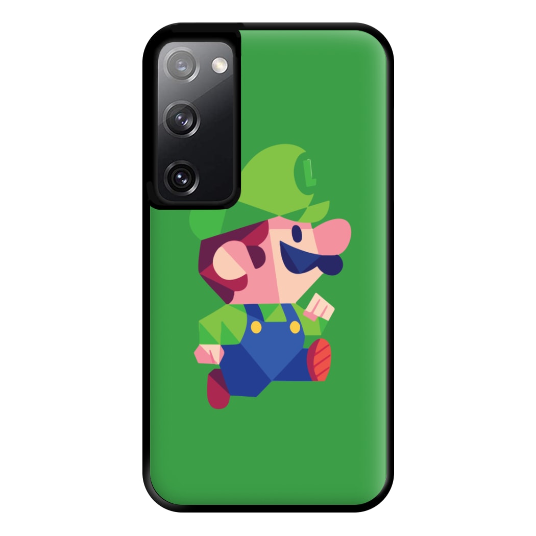 Running Luigi - Mario Phone Case for Galaxy S20