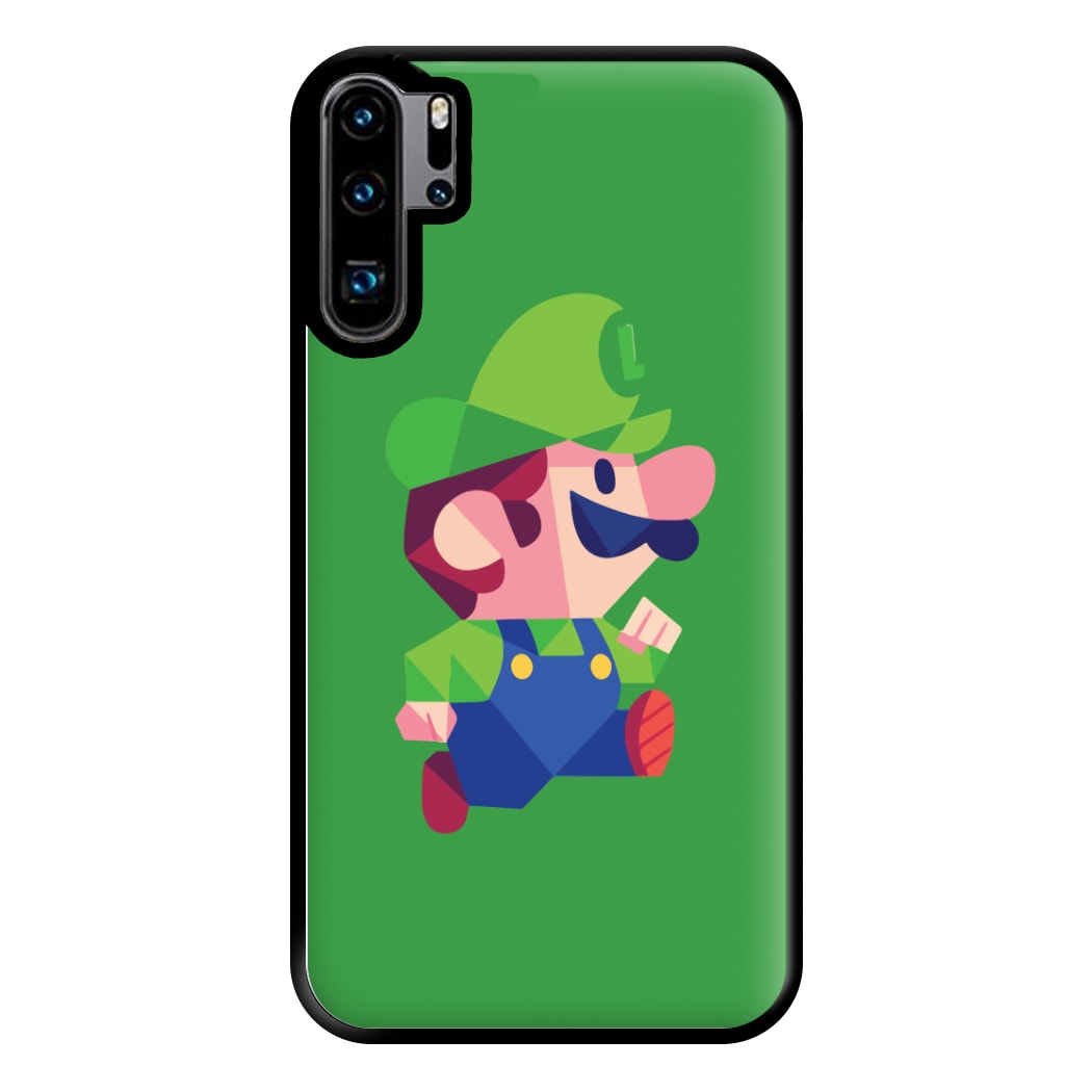 Running Luigi - Mario Phone Case for Huawei P30 Pro