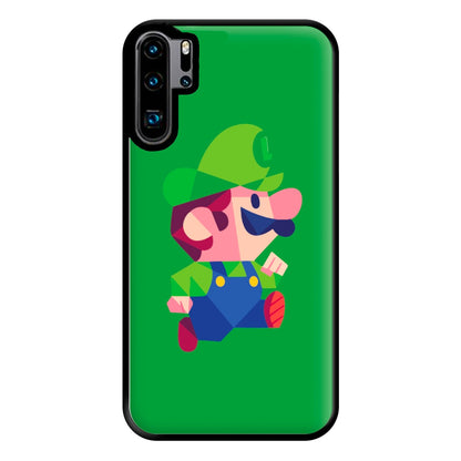 Running Luigi - Mario Phone Case for Huawei P30 Pro