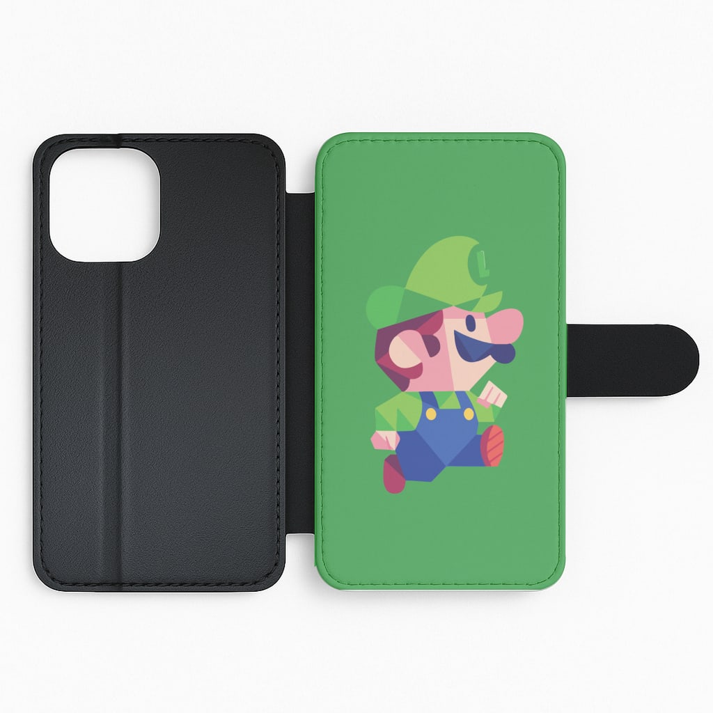 Running Luigi - Mario Flip Phone Case