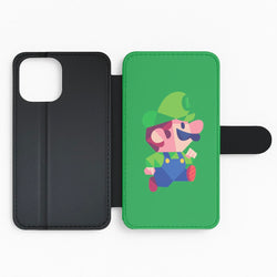 Running Luigi - Mario Flip Phone Case