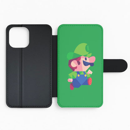 Running Luigi - Mario Flip Phone Case