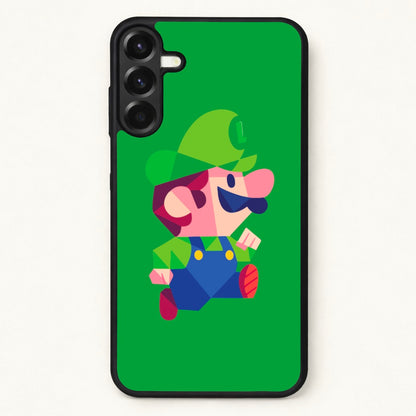 Running Luigi - Mario Phone Case for Galaxy A57