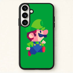 Running Luigi - Mario Phone Case for Galaxy S26 Plus