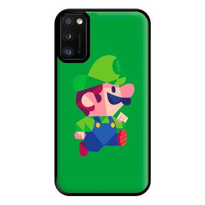 Running Luigi - Mario Phone Case for Galaxy A41