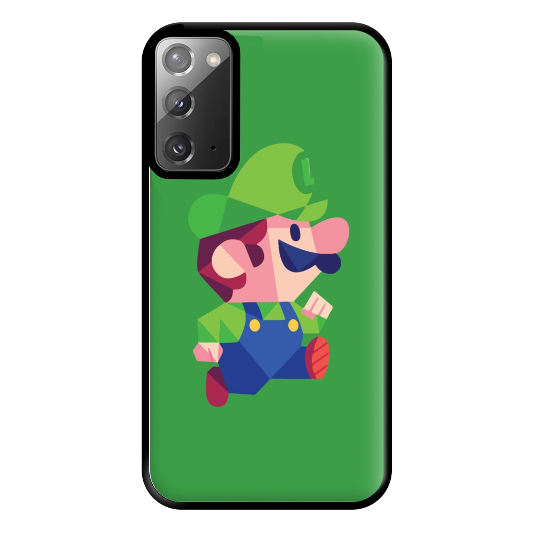 Running Luigi - Mario Phone Case for Galaxy Note 20 Ultra