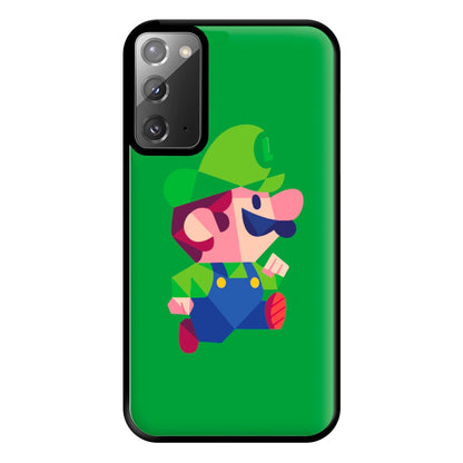 Running Luigi - Mario Phone Case for Galaxy Note 20 Ultra