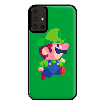 Running Luigi - Mario Phone Case for Galaxy A71