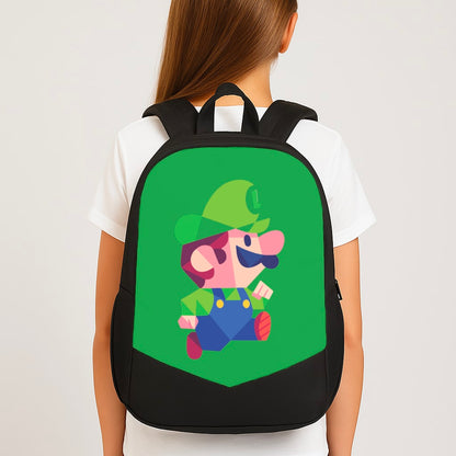 Running Luigi - Mario Large School Bag