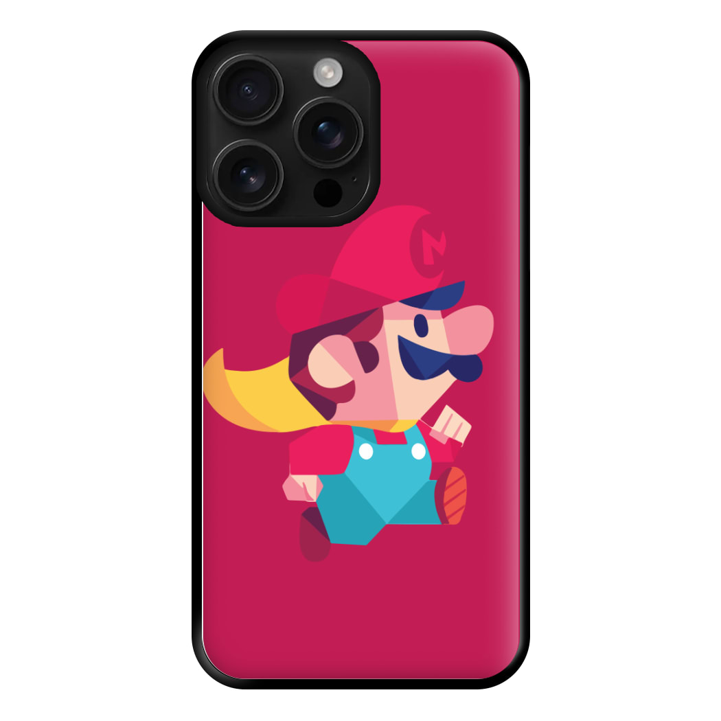 Running Mario - Mario Phone Case