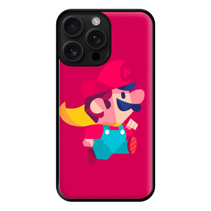 Running Mario - Mario Phone Case for iPhone 16 Pro Max