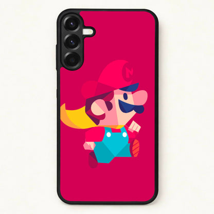 Running Mario - Mario Phone Case for Galaxy A17