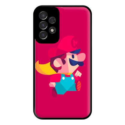 Running Mario - Mario Phone Case for Galaxy A53