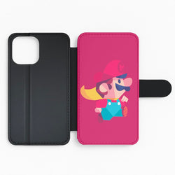 Running Mario - Mario Flip Phone Case