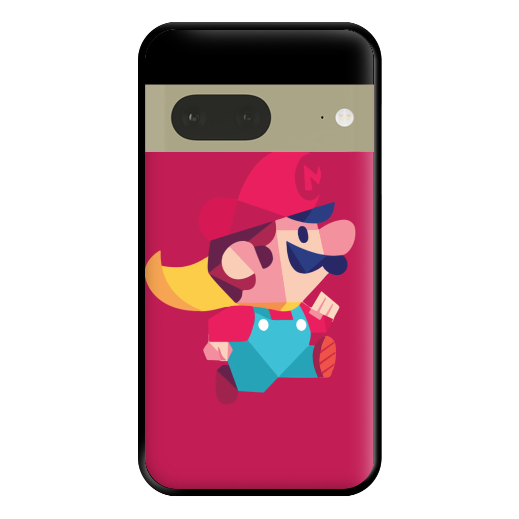 Running Mario - Mario Phone Case for Google Pixel 7a