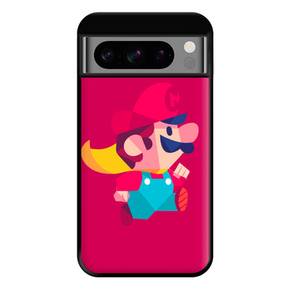 Running Mario - Mario Phone Case for Google Pixel 8 Pro