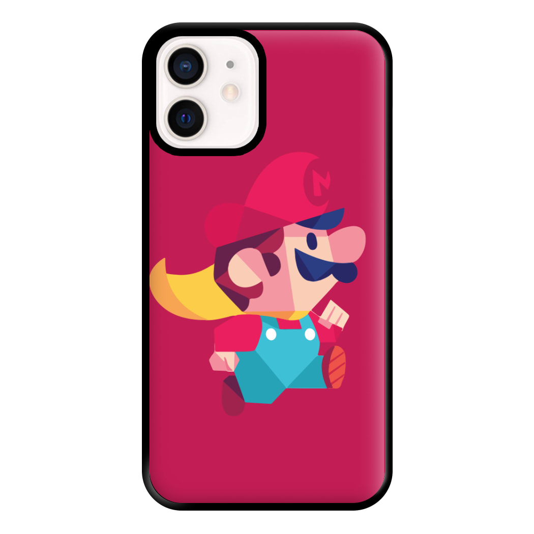 Running Mario - Mario Phone Case for iPhone 13 Mini